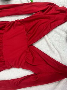 Red BACKLESS dress Swap Available