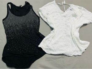 Black And White Top Free Size