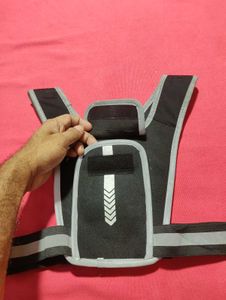 Reflective Running Jacket with Mobile Pocket&#34;