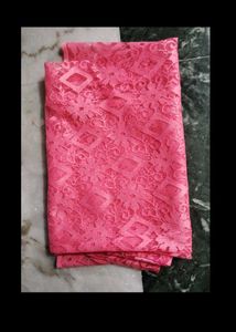 Pink Lace Tie-Front Top