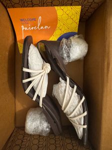 Paisoclan Brown Heeled Sandals