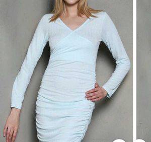 Stylish Blue Bodycon Dress