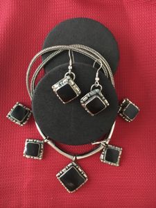 Black Onyx Jewelry Set