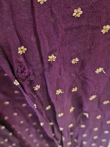 Wine Colour Indowestern Shrug