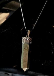 Pyrite Pencil Shape Pendent