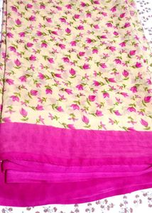 Floral Print saree