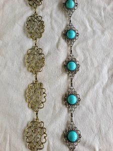 Y2k vintage chain waist belt