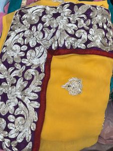pure chiffon saree