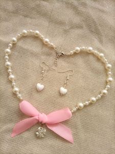 &#34;Vintage&#34;Cottage Core Bow Neckpiece💗🌷✨