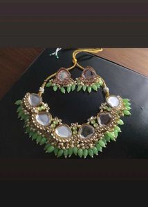 Mirror Kundan Beautiful Set