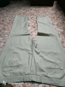 Cream Colour Formal Pant Size 42