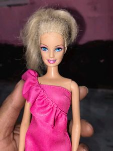 Barbie Doll in Pink Dress