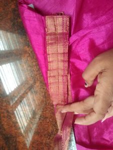 PinkBanarasiSilk DressSet With Matching JewallySet