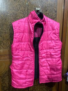 Pink Puffer Vest