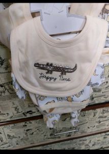 5 Piece Cloth Set for Newborn Baby Girl/Boy