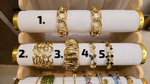 Gold Bracelets - Anti Tarnish 18k - pick one