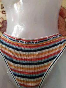 Striped Women's Thong