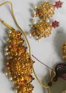 Multi-Stone Ethnic Necklace Set