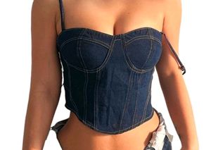Denim Crop Top