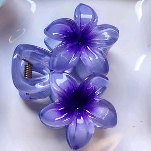 Floral Hair Claw Clip