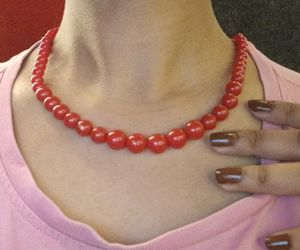 BeadsChain Combo Set of 2(Lavender And Cherry Red)