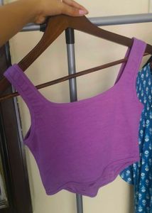 Lavender Basic Top