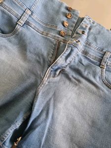 Denim High Waist Shorts