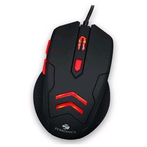 New Zebronics Zeb Feather Wire Gaming Mouse &amp; Pad