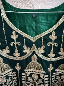 Elegant Green Ethnic Gown