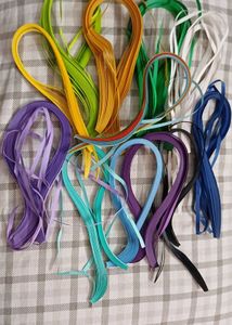 Colorful Paper Quilling Strips With KIT