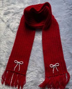 Red Bow Scarf