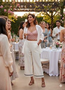 🎯 RIVIERA CHIC! 🇮🇳 ICONIC Textured Culottes