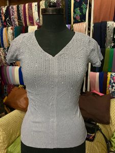 Luxury Rhinestone Top