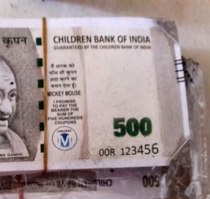 Fake Money 500rs