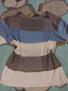 Vintage Striped Knit Sweater