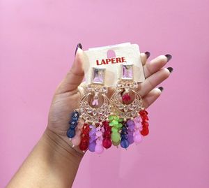 Multicolour Pearl Earring