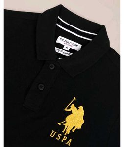USPA Black Polo T-Shirt