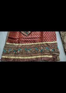 Heavy Pearl N Stone Work Kurta Set