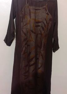 Brown Full Dress - perfect for shadi season