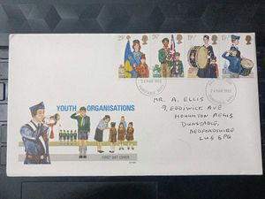 Youth Organisations First Day Cover With 4 Stamps
