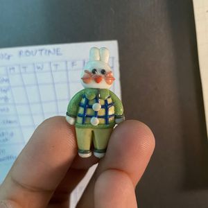 3 Bunny Refrigerator Magnets