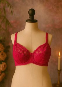 🇳🇿💫💗 Pink Lace Bra - Elegant & Comfortable