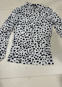 Dalmatian Print Top