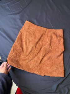 Corduroy Mini Skirt