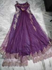 Barbie Gown With Dupatta