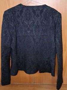 Stylish Black Floral Jacket