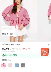 Savana Cute Gingham Heart Cardigan🍒