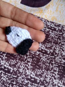 Snoopy Crochet Hair Clip 🧶