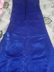 Blue Lehnga Kurti With Dupatta