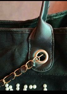 Black  Tote Bag